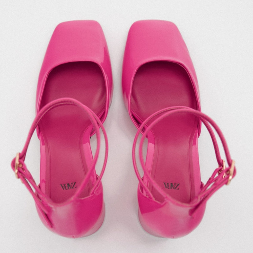 ZARA patent block heel - Picture 4 of 6